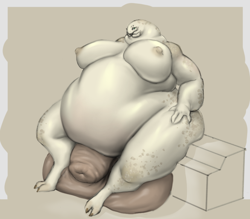 2_fingers 2_thumbs 2_toes alien anthro ass balls belly bench big_balls big_belly big_breasts big_butt big_penis breasts facial_markings fat_arms feet fingers forearms futanari gala_(shevrion) genitals gynomorph halo_(series) hand_on_leg hand_on_thigh hanging_belly head_markings huge_balls huge_belly huge_cock huge_thighs hyper hyper_balls hyper_genitalia hyper_penis intersex looking_at_viewer love_handles markings microsoft morbidly_obese neck_rolls obese on_bench overweight pale_skin pale_skinned_female penis resting_on_balls sangheili simple_background sitting sitting_on_bench solo thick_foreskin thick_thighs toes verdrusk wide_hips xbox_game_studios