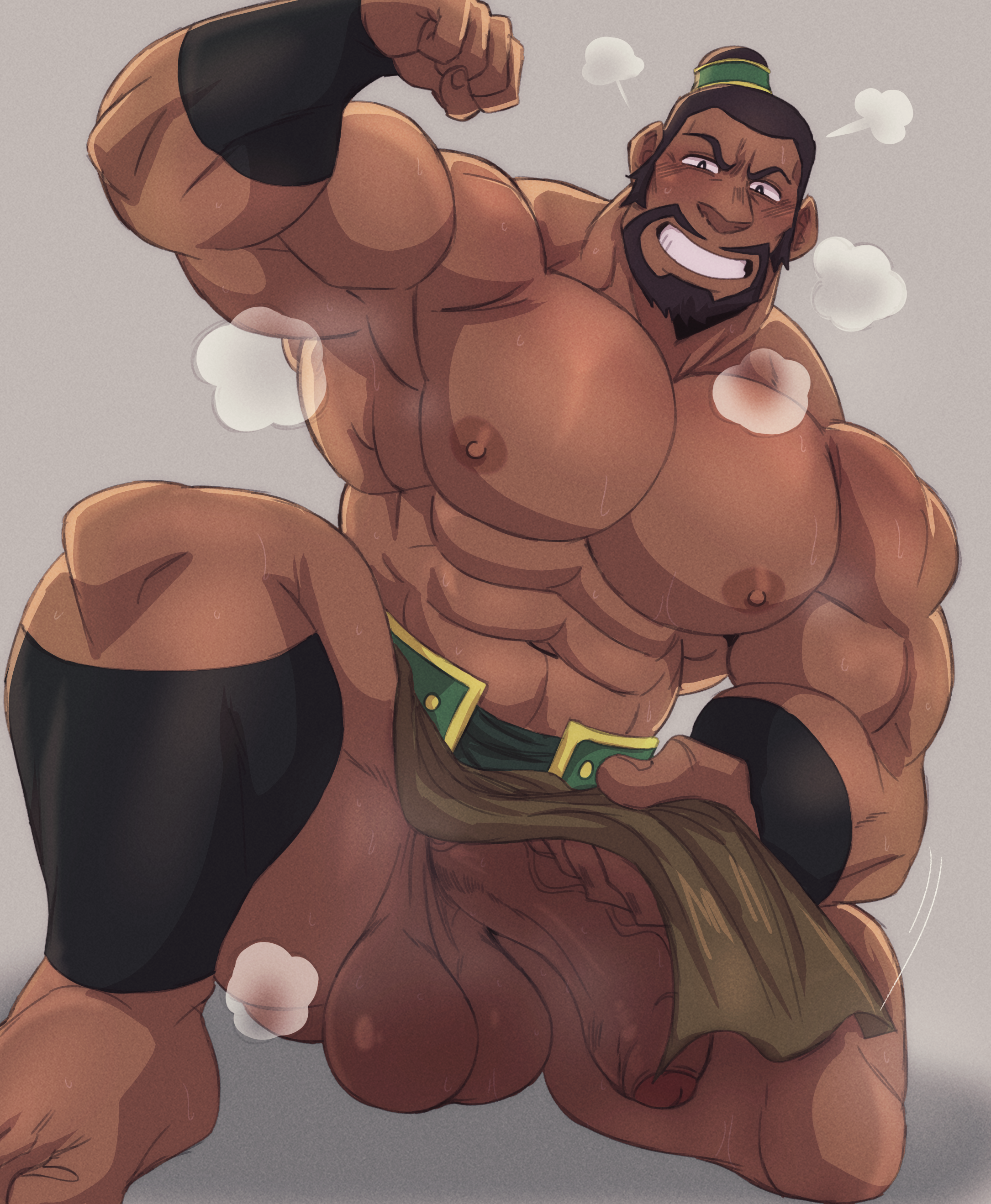 abs, alpha male, avatar the last airbender, balls, bara, beard, biceps, big balls, big penis, gay, gay male, human, juggermelon, male, male nipples, male only, masculine male, muscular, muscular human, muscular male, nickelodeon, nipples, nude, pecs, penis, solo, solo male, the boulder, yaoi