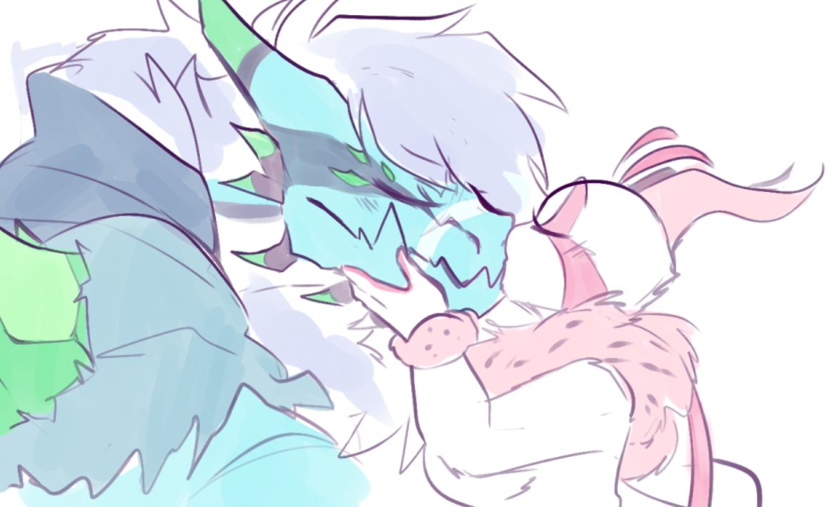 1boy, 1girls, 2021, antennae, antennae (anatomy), anthro, berserker retro, blue skin, bonestheskelebunny01, breasts, closed eyes, clothed, clothed male, crystals, demon, demon boy, demon girl, female, fnf mod, fnf mods, friday night funkin, green crystal, hand on cheek, hands on cheeks, hoodie, horns, infernadise (retrospecter), kissing, male, moth, moth girl, multicolored horns, neck fluff, no sex, pink accents, retrospecter (character), retrospecter mod, ripped hoodie, romantic, sakuroma (retrospecter), simple background, size difference, twitter, white background, white hair, white skin, wholesome, wrist fluff