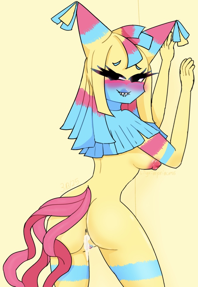 1girls, after sex, after vaginal, cum, cum in pussy, cum inside, dandy's world, female, lilgrimprincess, piñata, pussy, tagme, yatta (dandy's world)
