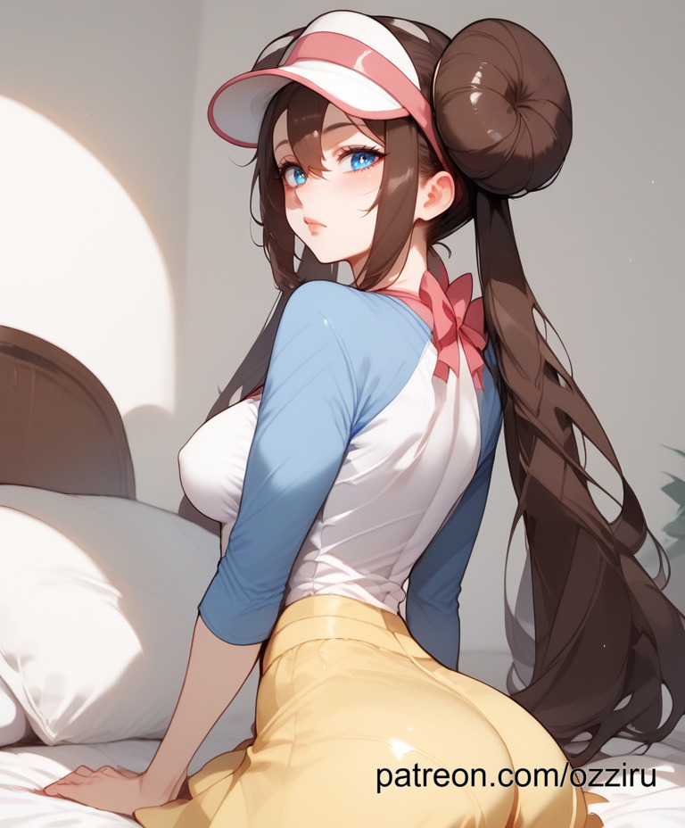 ai_generated anime ass ass_focus female ozziru pokemon rosa_(pokemon)