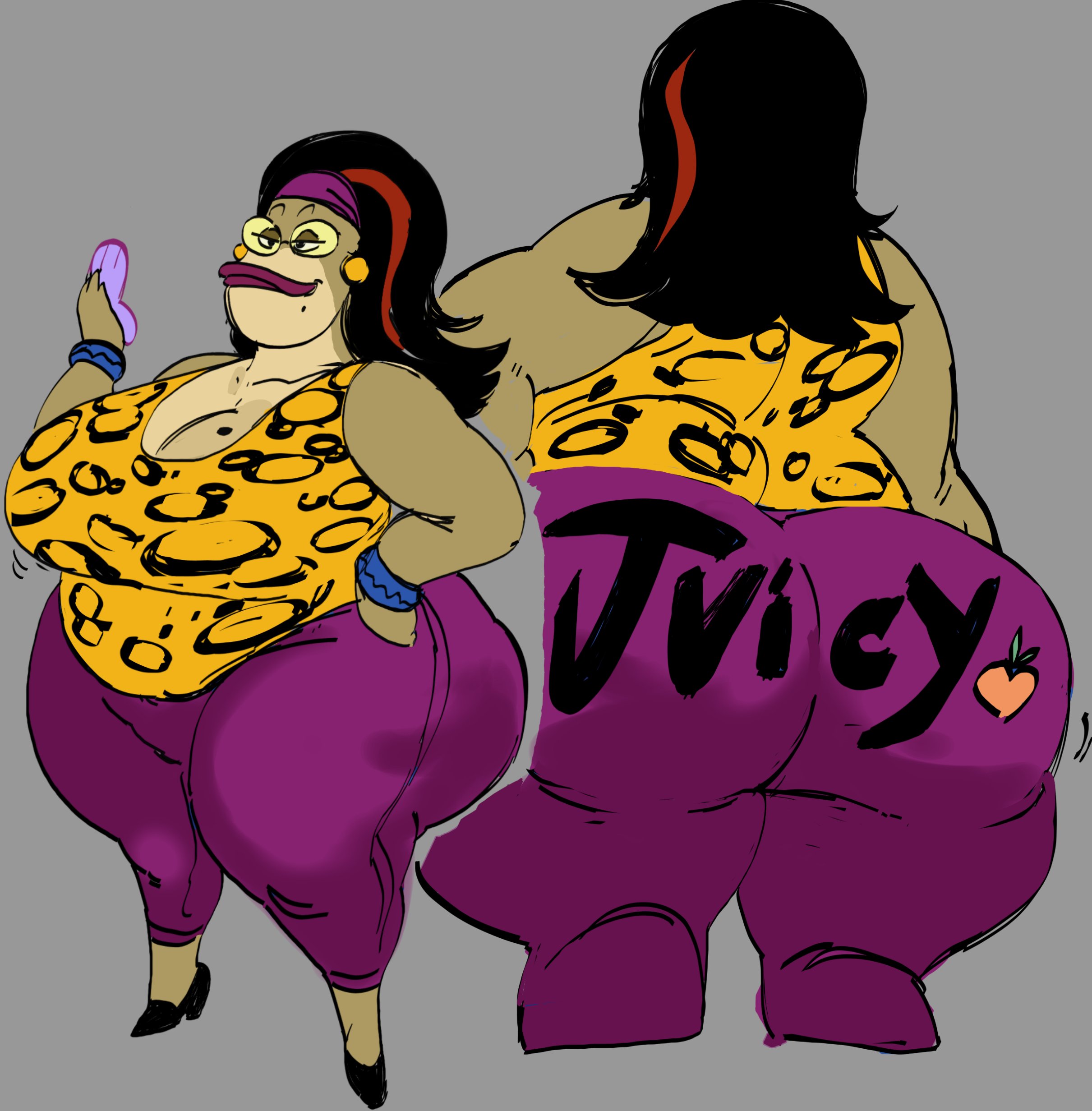 1girls, anthro, ass, bass (fish), big ass, big breasts, big butt, breasts, chubby, chubby female, fat ass, female, female only, fish, furry, furry female, furry only, gigantic ass, hair, huge ass, large ass, mama bass, marine, milf, mooncheez3, nickelodeon, solo, solo female, solo focus, spongebob squarepants, thick ass, thick thighs