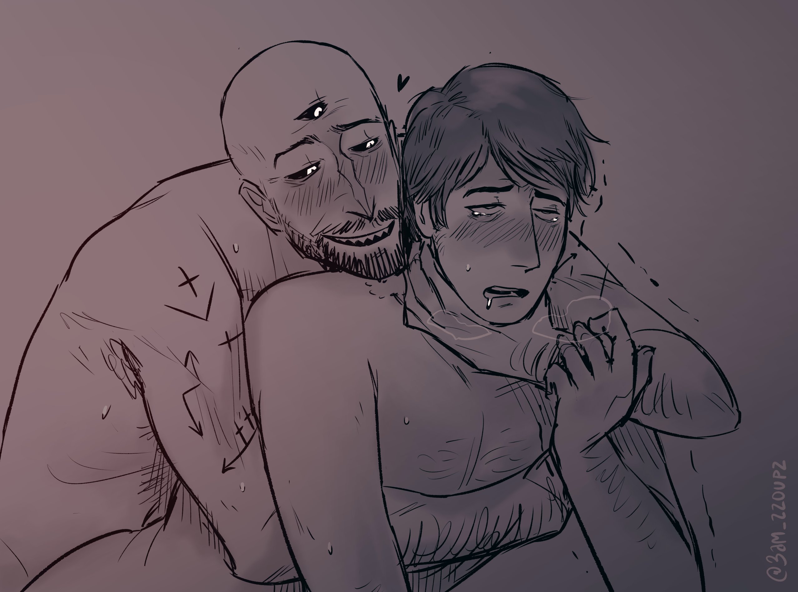 asphyxiation, choking, faith the unholy trinity, father john ward, gary miller, gay sex, male, yaoi, zzoupz