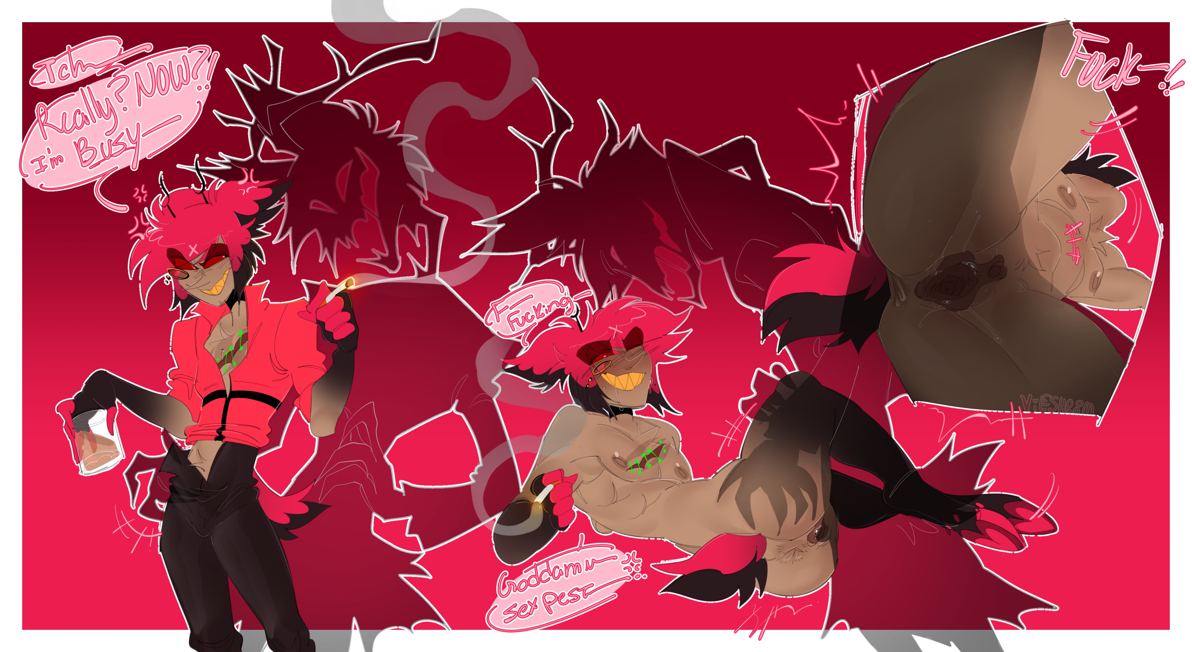 1cuntboy, alastor (hazbin hotel), bileshroom, cuntboy, cuntboy focus, cuntboy on male, cuntboy penetrated, cuntboy/male, cuntboysub, hazbin hotel, pussy, pussy lips, pussy peek, rough sex, shadow, shadow alastor, sketch page, trans man, transmasc, vagina, vaginal fluids, vaginal insertion, vaginal penetration, vaginal sex