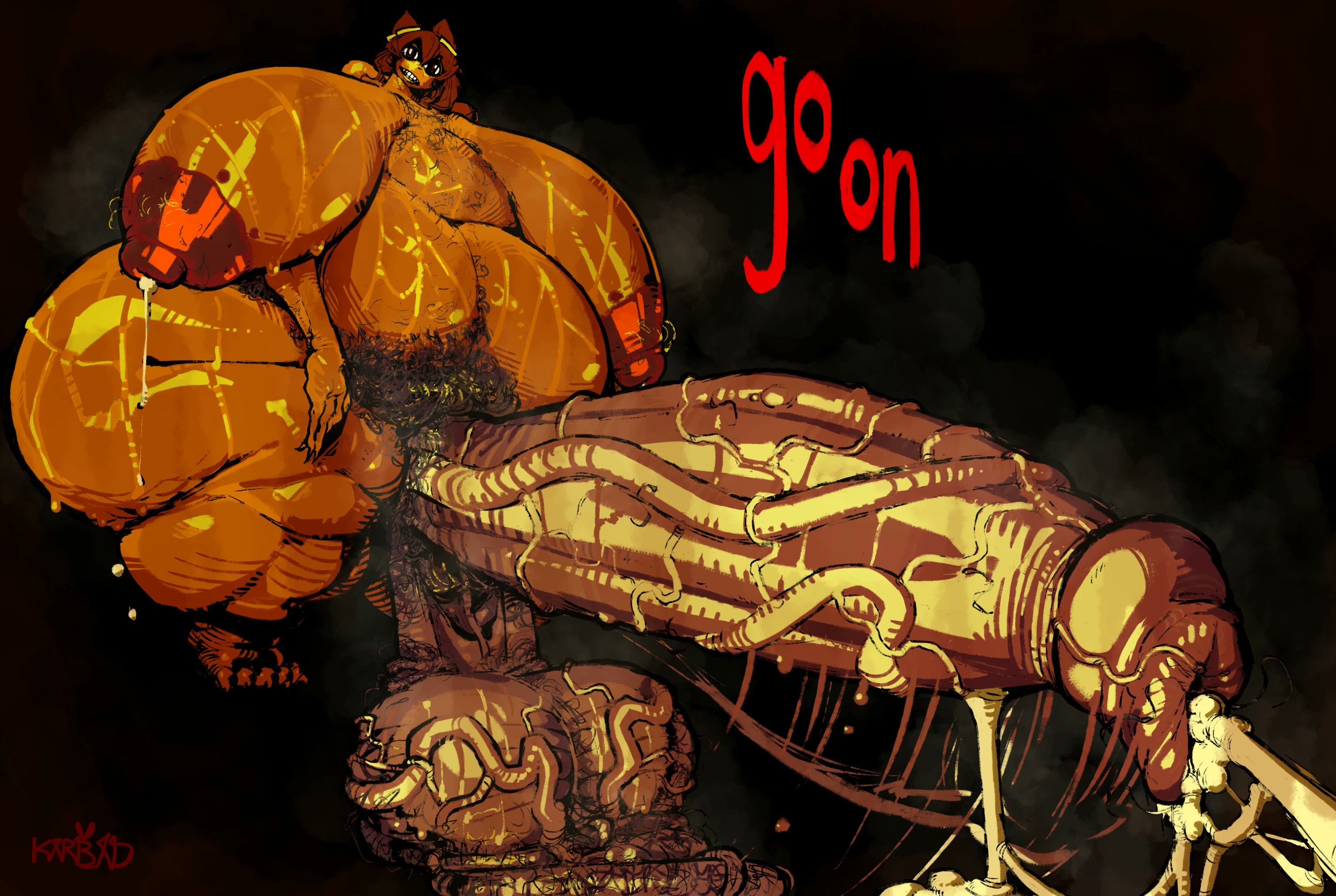 1futa, 2026, 2d, 2d (artwork), 2d art, 2d artwork, animal nose, anthro, anthro only, areola, areolae, ass, ass bigger than head, bangs between eyes, bbw, big ass, big breasts, big butt, big hips, big penis, big thighs, black background, black nose, black pupils, boobs, booty, breasts, breasts bigger than head, brown hair, busty, busty futa, butt, canon futa, caption, cat ears, cat futa, cat humanoid, catgirl, chubby, chubby belly, chubby futa, circumcised, circumcised futa, cock, color, completely naked, completely naked futa, completely nude, completely nude futanari, creepy, creepypasta, cum, cum drip, cumshot, dick, dickgirl, digital media (artwork), domestic cat, ejaculation, english text, enormous penis, erect nipples, erect penis, erection, excessive foreskin, feet, foreskin, furry, furry only, futanari, gameoverse, gigantic breasts, gigantic hips, gigantic penis, glans, glitch productions, goggles, goggles on head, goon caption, gynomorph, hair, hands on thighs, hanging balls, hermaphrodite, hi res, high quality, high resolution, highres, hips, hips wider than shoulders, huge ass, huge breasted futa, huge breasts, huge butt, huge cock, huge hips, huge penis, humanoid, hyper, hyper breasts, hyper cock, hyper hips, hyper penis, intersex, karbun, kit (gameoverse), kit bodega, lactation, large ass, large breasts, large butt, large hips, large penis, large thighs, light skin, light-skinned futa, mammal, mammal humanoid, massive penis, medium hair, milk drip, naked, naked futa, nasty, navel, nightmare waifu, nipples, nsfw, nude, nude futa, open mouth, penis, penis bigger than body, penis bigger than head, pubic hair, red eyes, sagging breasts, saggy balls, scary, scary face, seminal kit, seminal kit.txt, shaded, sharp nails, sharp toenails, simple background, sketch, smegma, smegmafied cum, solo, solo futa, standing, steam, steaming body, steamy, sweat, sweatdrop, sweating, sweaty, sweaty body, sweaty breasts, teeth, text, thick thighs, thighs, thighs bigger than head, tits, urethra, veiny balls, veiny penis, voluptuous, voluptuous body, voluptuous futa, watermark, white sclera, yellow body, yellow goggles, yellow skin, yellow-skinned futa