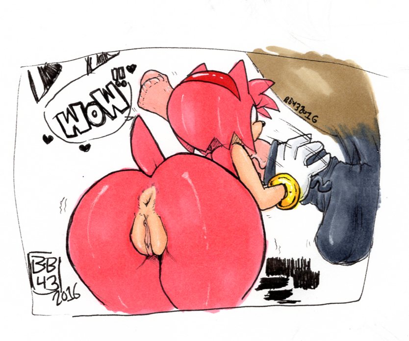amy rose, animal genitalia, animal penis, anthro, anus, ass, bullet-blast-43, equine, female, from behind, furry, handjob, hedgehog, horse, horsecock, interspecies, male, penis, pussy, sega, sonic (series), sonic the hedgehog (series), zoophilia