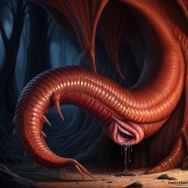 1girls, ai generated, cloaca, cloaca juice, creature, darkeffect, female, female only, forest, nightmare fuel, nightmare waifu, pussy, pussy juice, rear view, unknown species