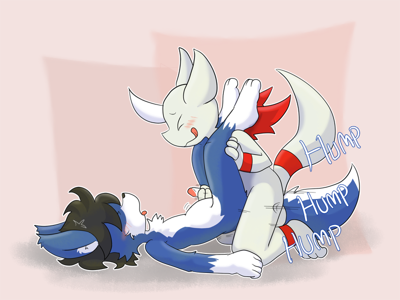 abstract_background anal anal_sex anthro anvil_position ass black_hair blue_fur blush canine chest_tuft closed_eyes dragon duo english_text erection foxy_harris fur hair handjob horn kneeling legs_up licking licking_lips looking_pleasured male mammal motion_lines nude open_mouth penetration penis rorian rutherford sex side_view sound_effects stomach_bulge text thrusting tongue tongue_out tuft white_fur wolf yaoi