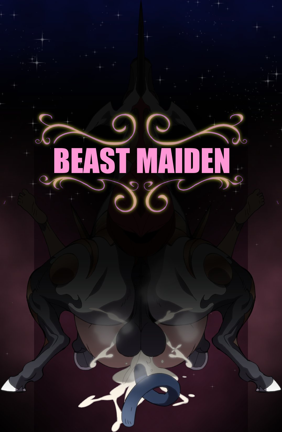 ass, balls, big balls, cum, cum in pussy, cum inside, dominant, domination, female, female on feral, femsub, feral, feral on female, feral on human, horse, human, human female, human on feral, jijis-waifus, legs, light skin, male, mating press, original, original character, penetration, submissive, testicles, text, vaginal penetration, zoophilia