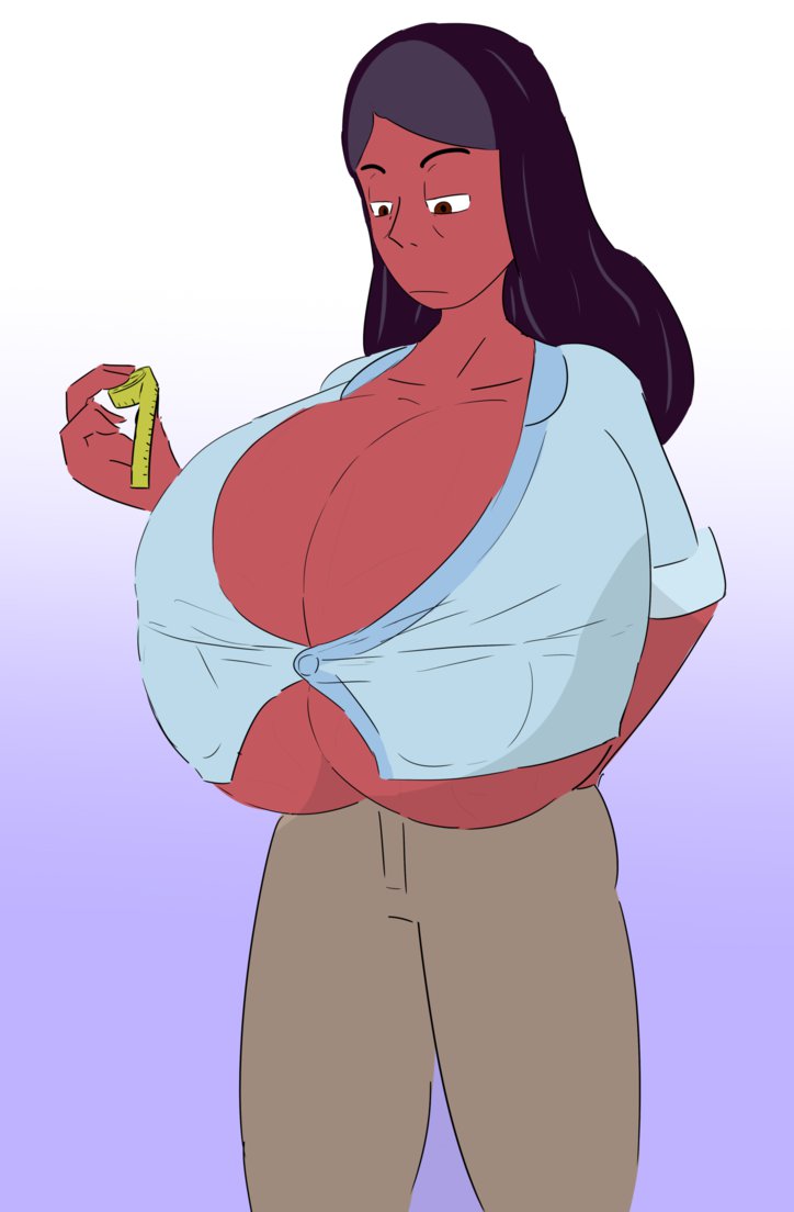 1girls 5h4m3l355 big_breasts breasts busty cleavage huge_breasts milf no_bra priyanka_maheswaran steven_universe straight_hair voluptuous