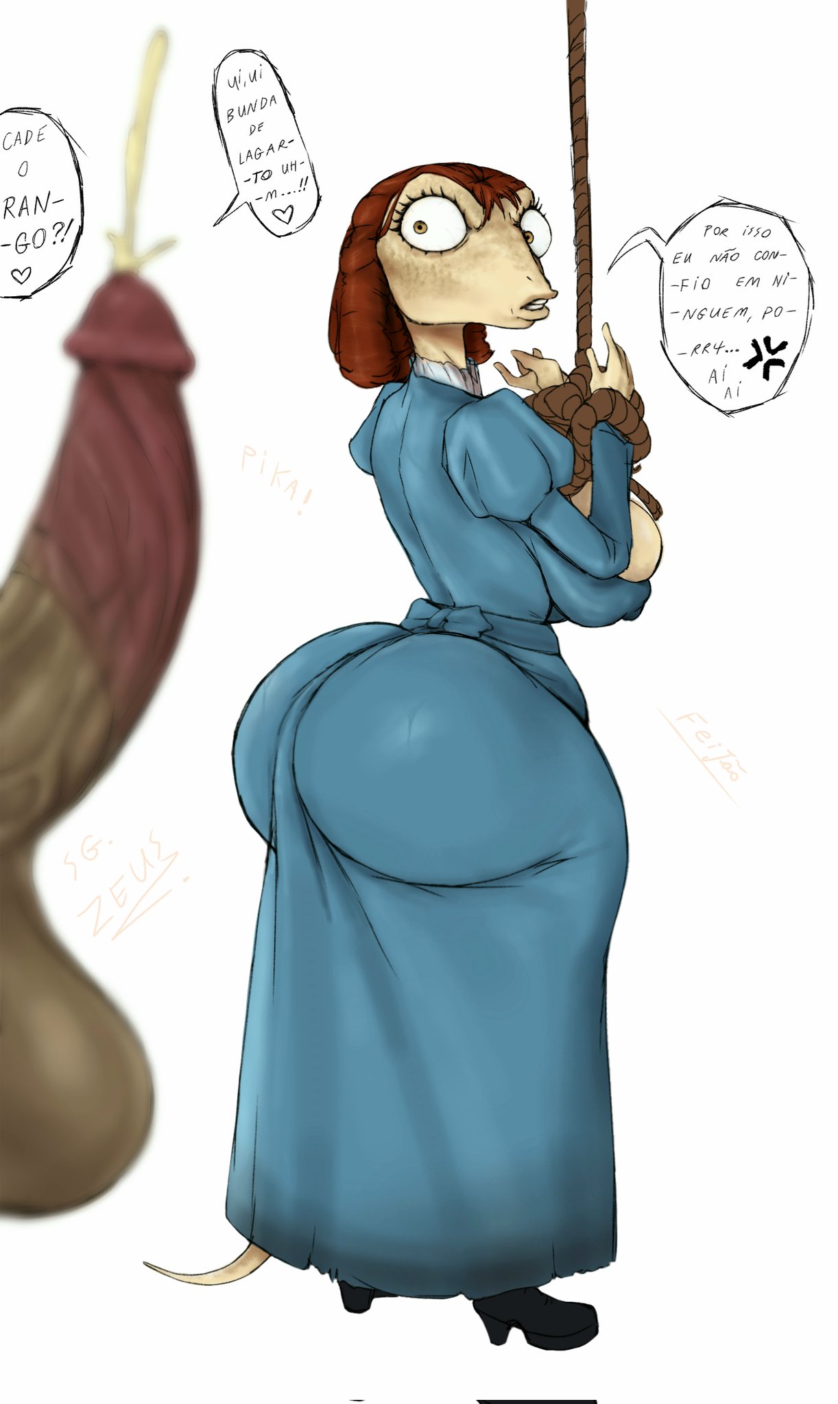 1girls, animal humanoid, ass, beans (rango), big ass, big breasts, big thighs, breasts, bust, busty, chest, curvaceous, curvy, curvy figure, desert iguana, digital media (artwork), female, hips, hourglass figure, huge ass, huge breasts, huge thighs, humanoid, iguana, iguana girl, iguana humanoid, imminent rape, large ass, large breasts, large thighs, legs, lizard, lizard girl, lizard humanoid, mature, mature female, portuguese text, rango (film), rusbe rusbe, sg. zeus, slim waist, thick, thick hips, thick legs, thick thighs, thighs, voluptuous, waist, wide hips, wide thighs