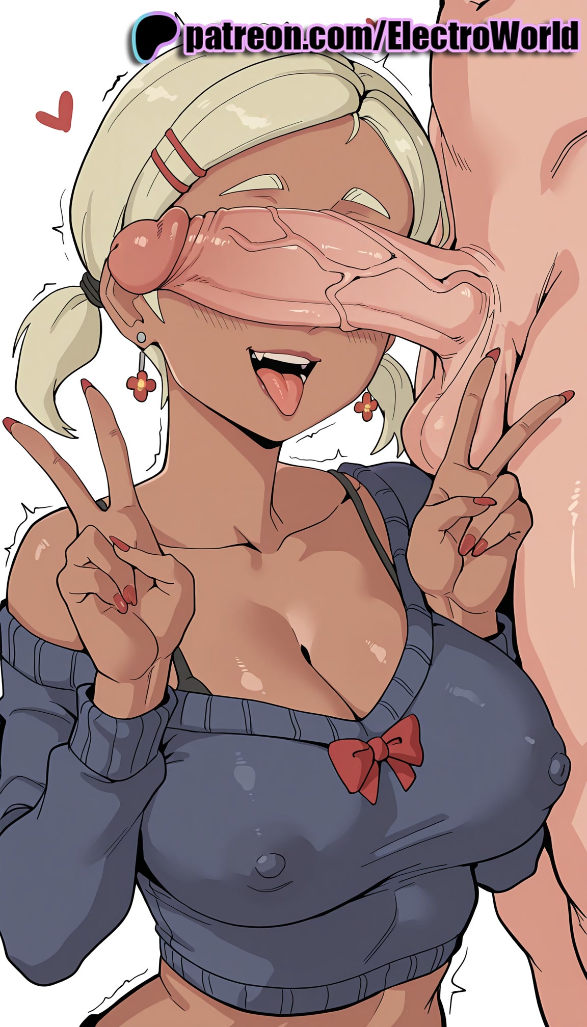 1girls, 2025, ai generated, aqua nails, artist name, balls, black nails, blue nails, bow, breasts, brown nails, bust, cant see the haters, chest, cleavage, clothed female nude male, cock, covered nipples, dandadan, dick, double v, electroworld, erection, female, fingernails, foreskin, green nails, gyaru, hi res, high quality, high resolution, highres, huge cock, large balls, large penis, large testicles, long fingernails, male, mole, mole on breast, muko (dandadan), multicolored nails, nail art, nail polish, orange nails, patreon, patreon username, penis, penis awe, penis on face, pink nails, precum, purple nails, red nails, sharp fingernails, stable diffusion, straight, testicles, toenail polish, tongue, tongue out, trembling, twitching penis, uncensored, uncircumcised, v, veins, veiny penis, w, watermark, yellow nails