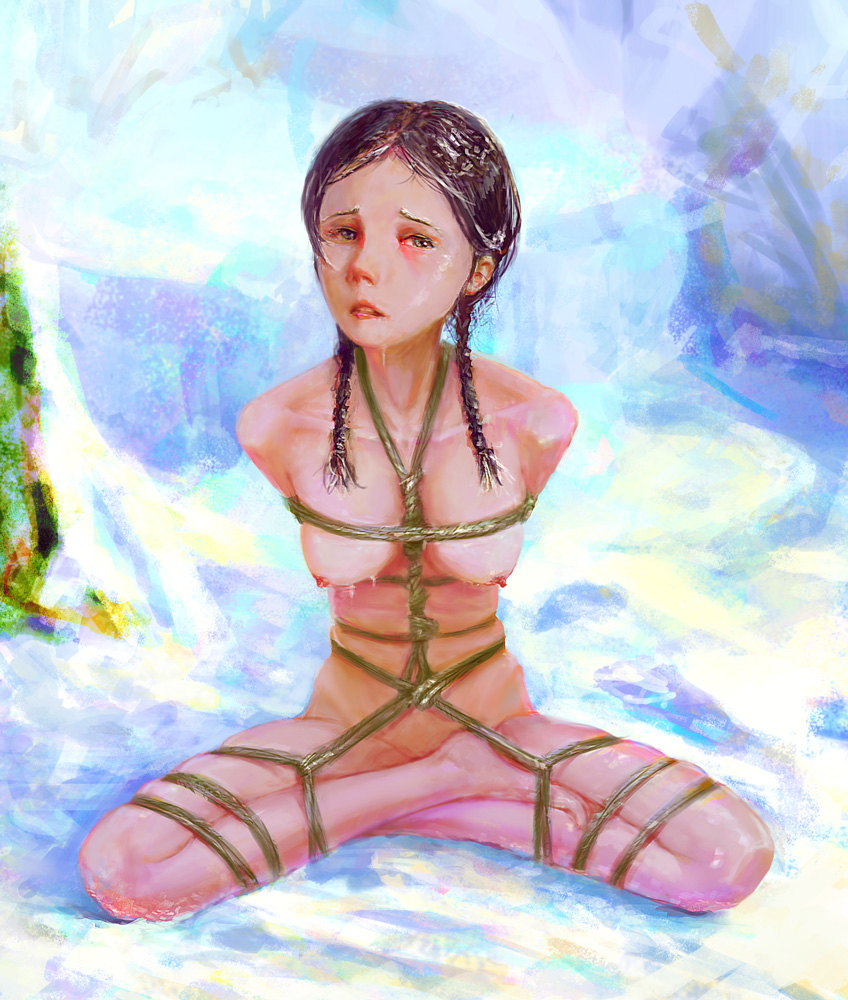 bondage, female, ikelag, snow, tagme
