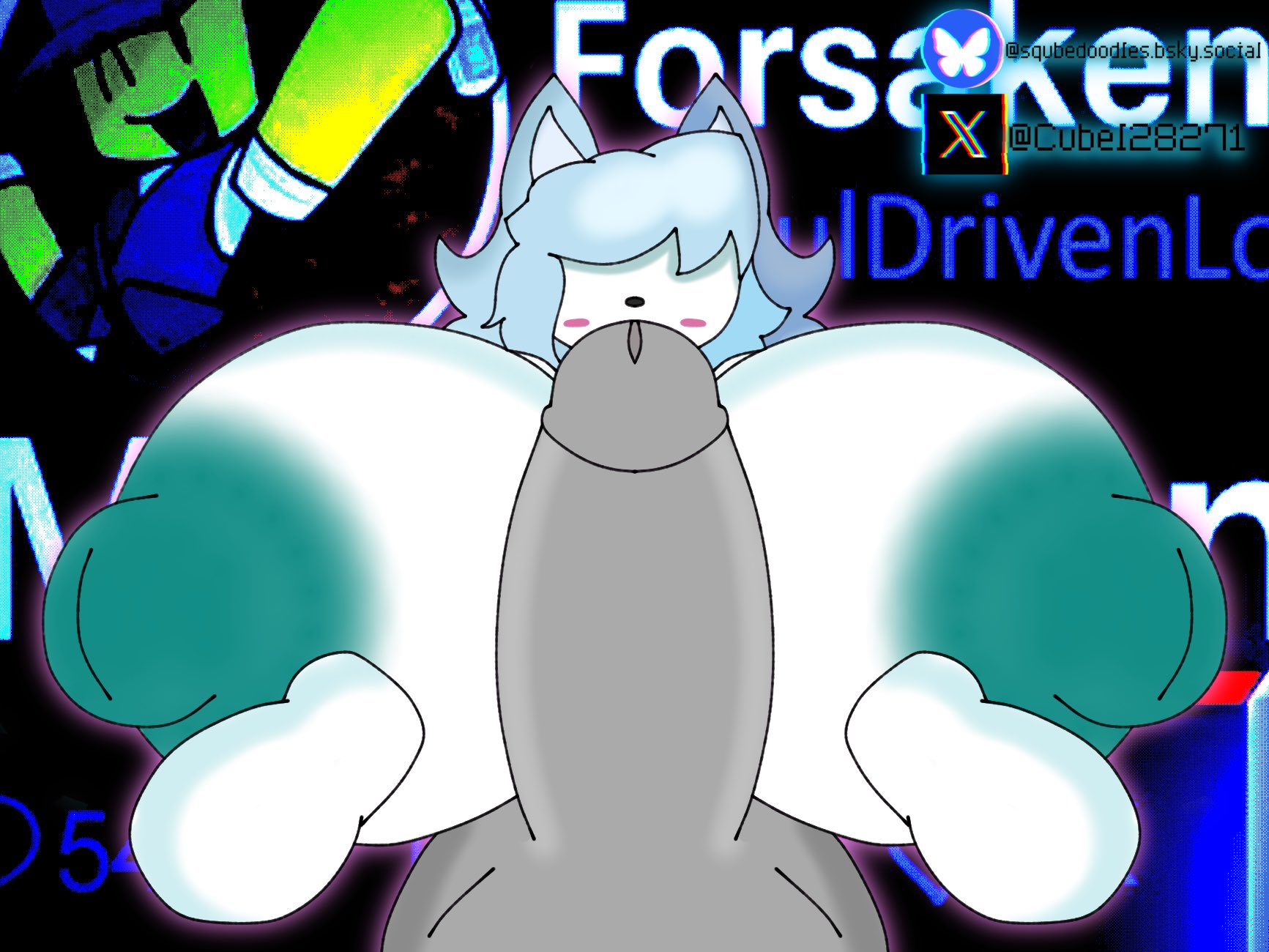 1boy, 1girls, areolae, bfad, big penis, bluesky username, breasts, female, forsaken (roblox), hyper, hyper breasts, male, nipples, penis, roblox, roblox avatar, roblox developer, roblox game, roblox23074, robloxian, robotic developer, souldrivenlove, sqube, tagme, titjob, twitter username, white skin