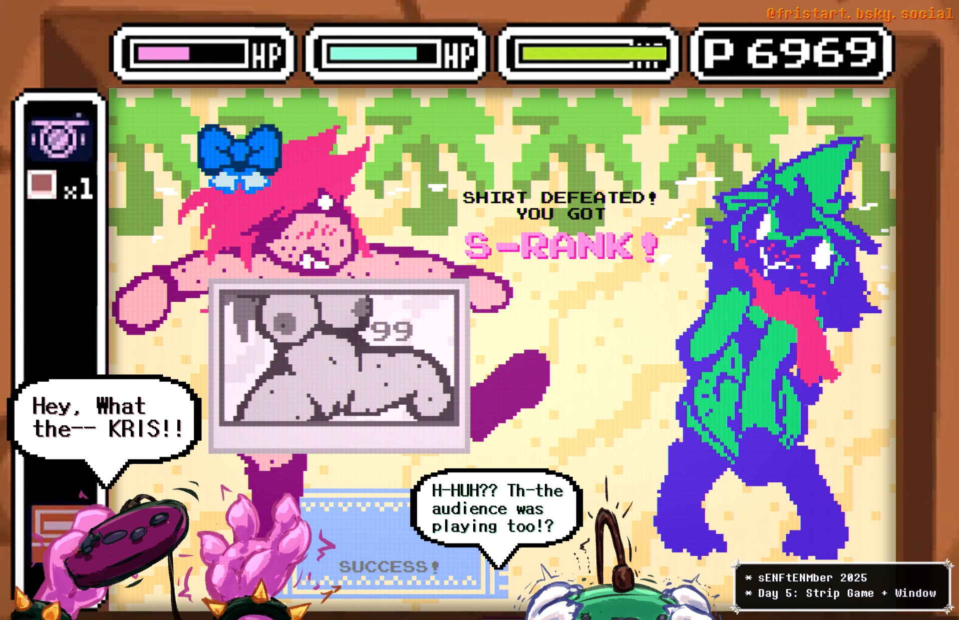 breasts, deltarune, erection, female, frist44, pussy, ralsei, senftember, senftember (2025), septenmber, septenmber (2025), susie (deltarune)