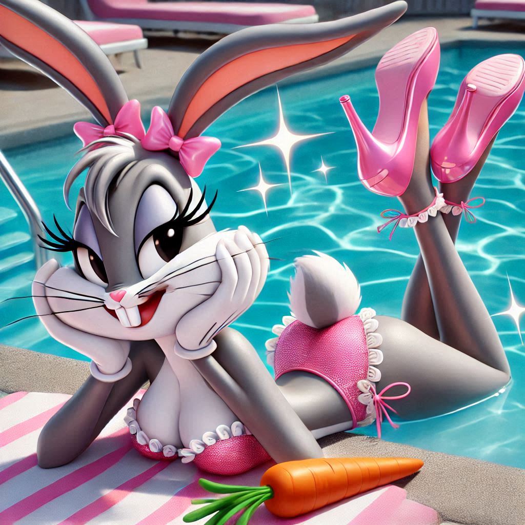 ai_generated bikini bugs_bunny looney_tunes mtf_transformation rule_63