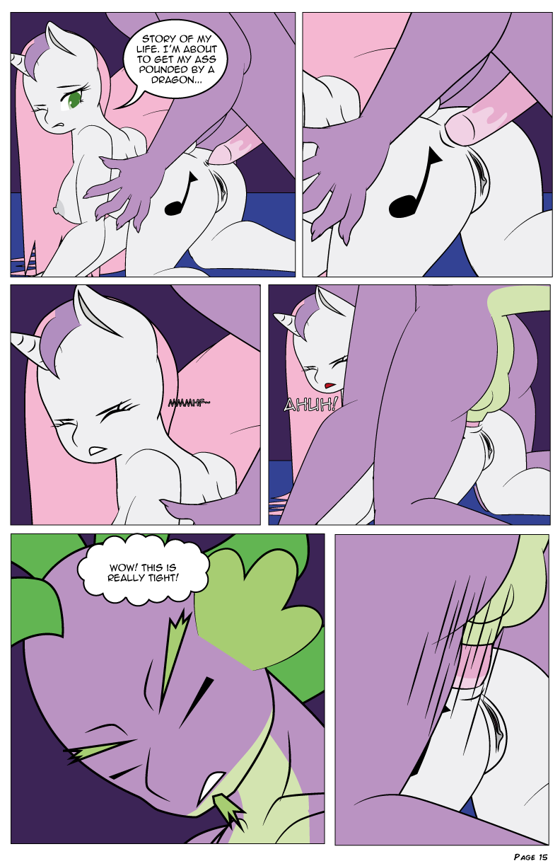 anal anthro anthrofied breasts closed_eyes comic dekomaru dialogue dragon duo english_text equine facial_hair female friendship_is_magic fur goatee green_eyes grey_nipples grey_pussy hair hi_res horn male mammal multicolored_hair my_little_pony nipples one_eye_closed page_15 page_number penis pink_hair purple_scales pussy scales scalie smooth_skin spike_(mlp) straight sweetie_belle_(mlp) text thehotroom two_tone_hair unicorn white_fur