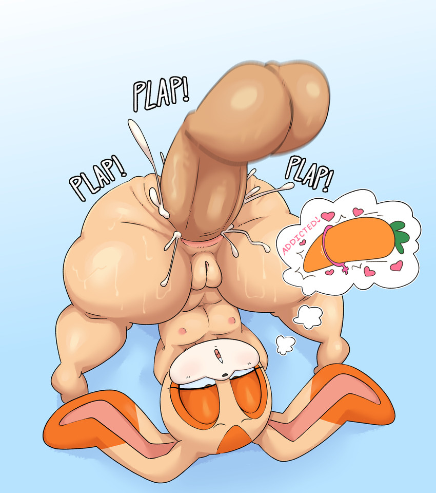 anal anal_sex anthro anthro_penetrated bunny cream_the_rabbit cub cum cum_in_ass cum_inside lagomorph razbunny sega sonic_(series) tagme