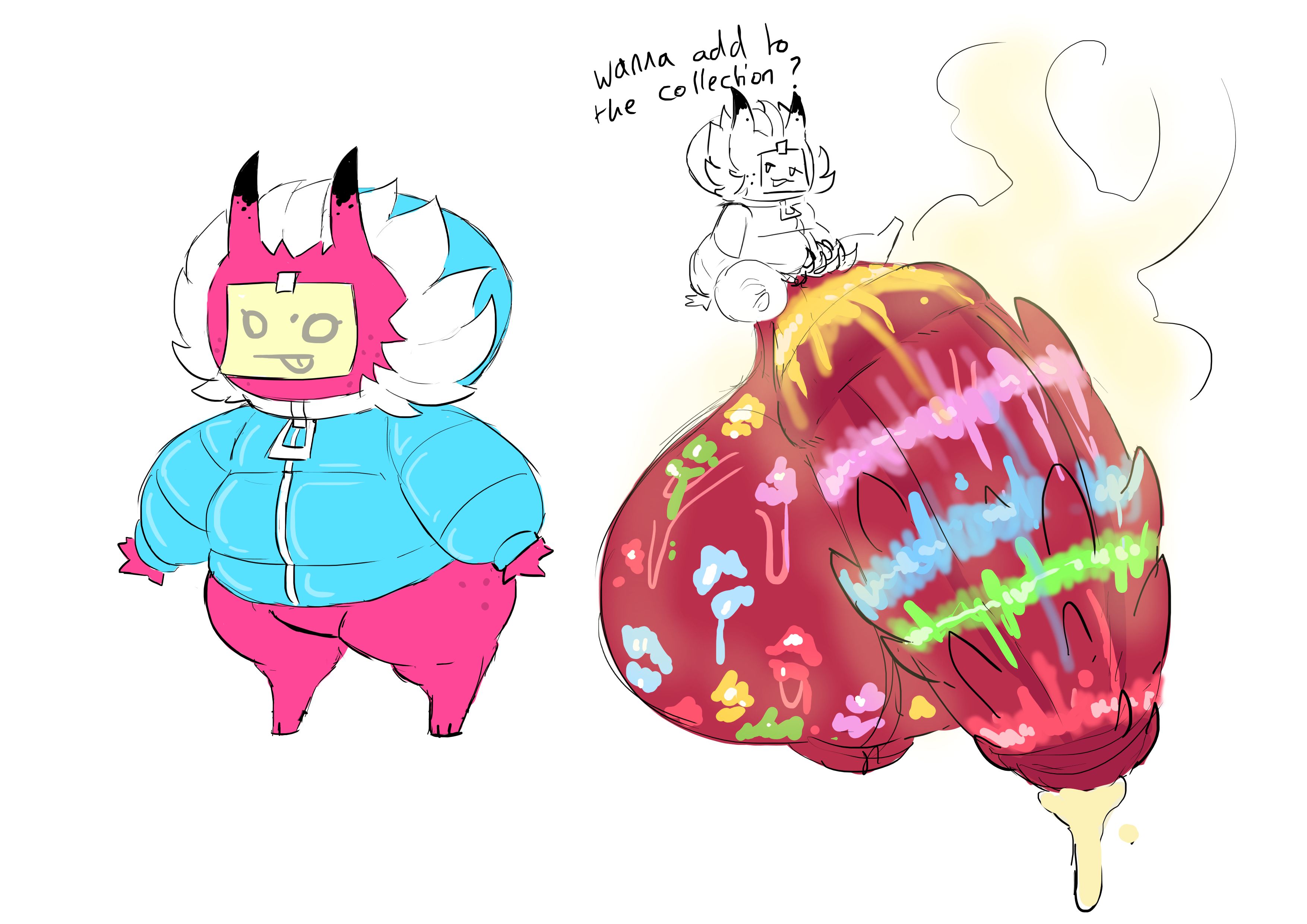 cum, demon, demon horns, dirty talk, dirty talking, huge balls, huge cock, hung, hyper balls, hyper genitalia, hyper penis, lipstick, lipstick mark, lipstick marks, lipstick on balls, lipstick on penis, lipstick smear, musky balls, musky cock, shortstack, sketch, small but hung, smelly cock, spiked penis, spikey penis, thick thighs, twitter, weird penis, yobaba
