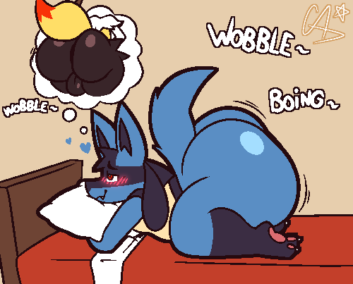 2026 aliasing anthro arm_tuft artist_logo ass backsack balls bed big_butt binary_drawing biped black_body black_fur blue_body blue_fur blue_tail blush blush_lines braixen canid chest_spike claws cometace cute_fangs digital_drawing_(artwork) digital_media_(artwork) dipstick_tail duo emanata english_text eyebrows fangs flat_colors fluffy fluffy_tail fur furniture generation_4_pokemon generation_6_pokemon genitals glistening glistening_balls glistening_butt glistening_genitalia head_tuft huge_butt inside logo low_res lucario lying lying_on_bed male male/male male_anthro mammal markings motion_lines mouth_closed multicolored_body multicolored_fur narrowed_eyes nintendo nude_anthro nude_male on_bed on_front onomatopoeia orange_body orange_fur orange_tail pawpads pink_pawpads pokemon pokemon_(species) red_body red_eyes red_fur shoulder_tuft side_view smile sound_effects spikes spikes_(anatomy) stick stick_in_tail tail tail_markings tan_body tan_fur teeth text thought_bubble toe_claws tuft two_tone_tail white_body white_claws white_fur yellow_body yellow_fur yellow_tail