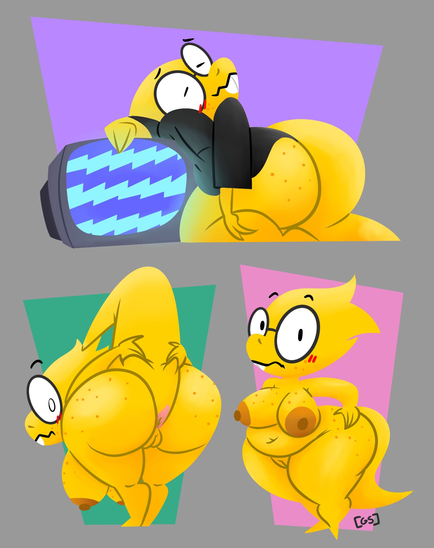 Alphys (Undertale) Rule 34 Image