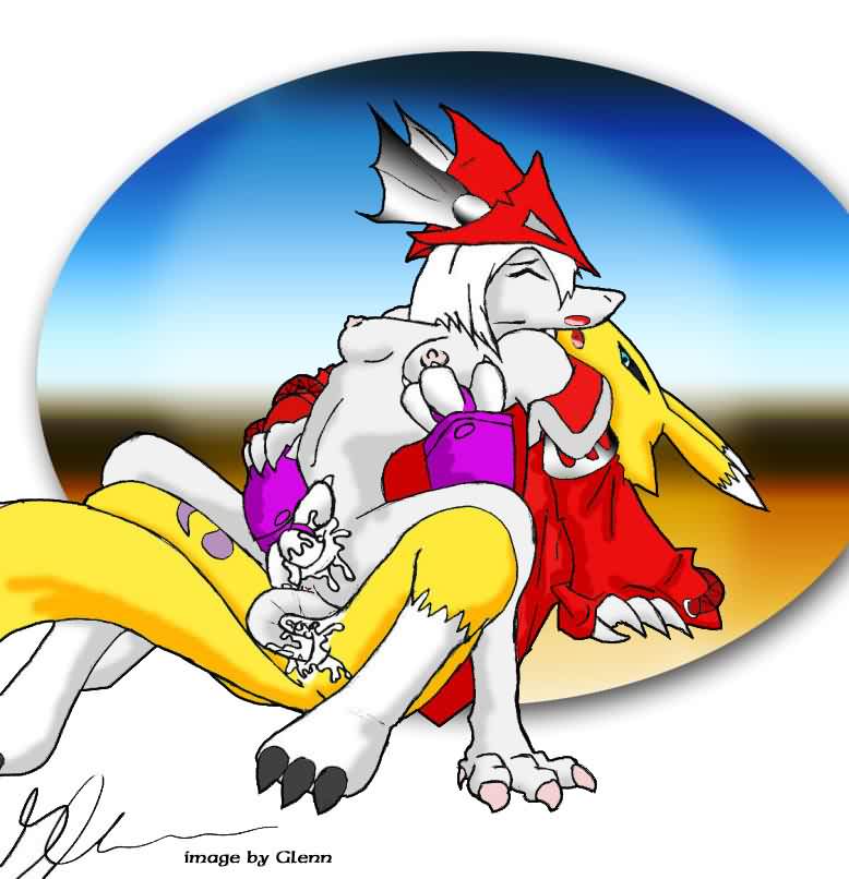 digimon final_fantasy final_fantasy_ix freya_crescent glenn renamon straight_hair