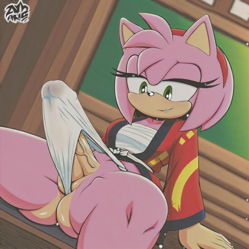 1futa ai_generated amy_rose ass ass big_ass big_butt breasts erection erection_under_clothes erection_under_loincloth fundoshi fundoshi_futanari fundoshilover101 futanari happi_(clothing) huge_ass huge_butt sarashi sega sonic_(series)