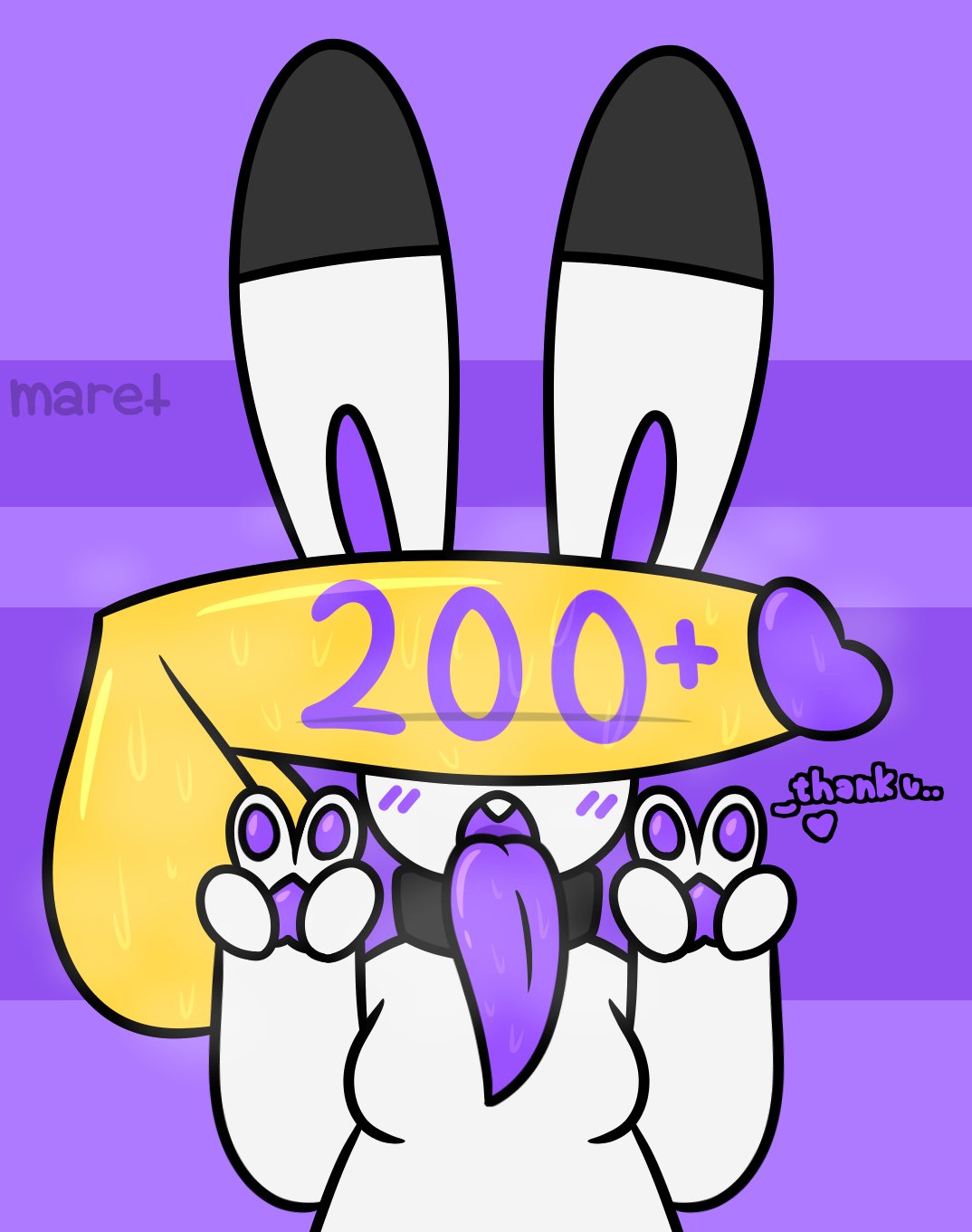 ahe_gao anthro buckteeth bucktooth bunny bunny_ears cant_see_the_haters choker chubby chubby_femboy chubby_male cock_hungry double_v evilfiendish femboy femboysub follower_celebration fur furry huge_cock long_tongue mare_(evilfiendish) moobs peace_sign penis_awe penis_on_face penis_over_eyes purple_tongue these_aren't_my_glasses tongue_out