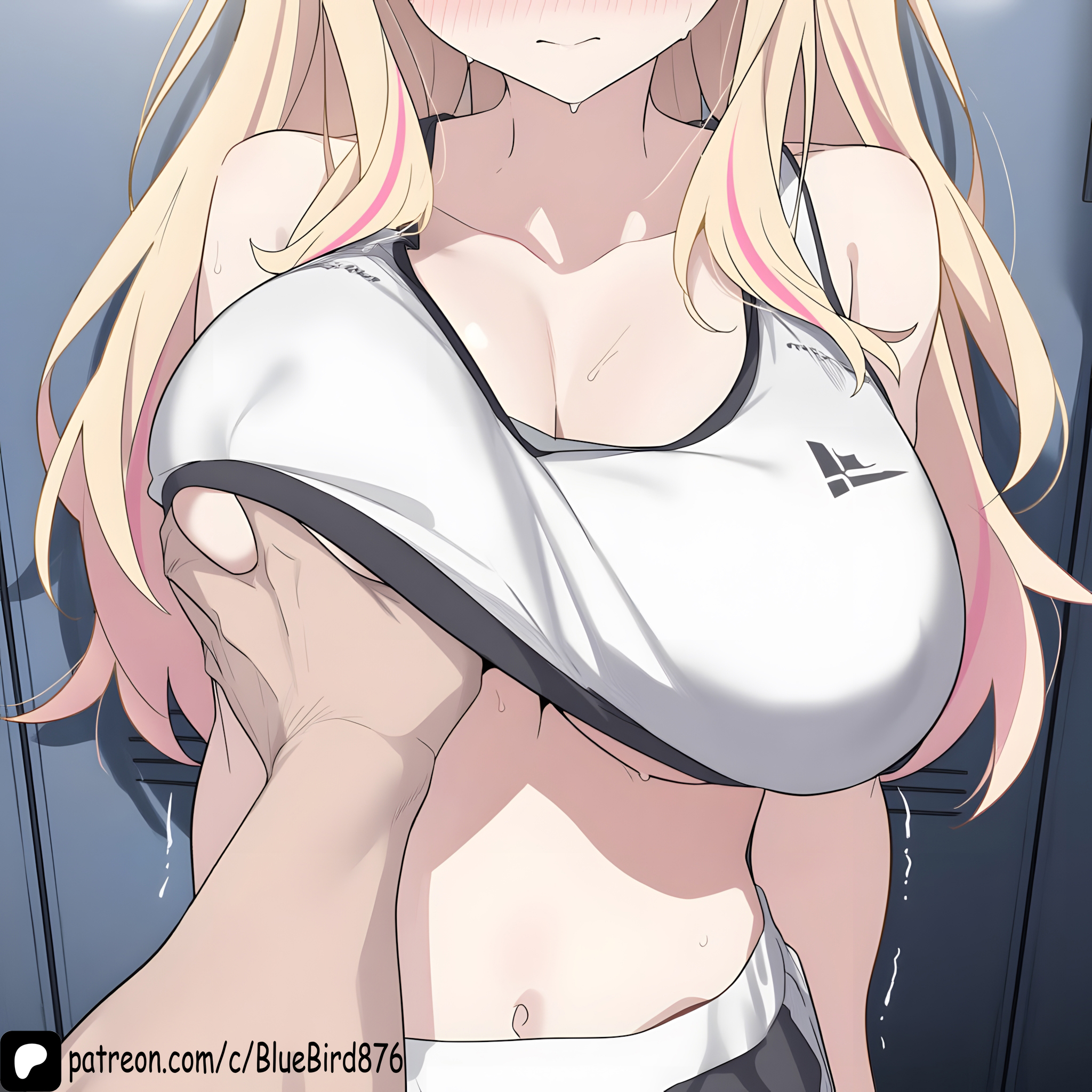 ai assisted, ai generated, beautiful girl, big ass, big breasts, curvy, female, gakuen idolmaster, idolmaster, juo sena, sexy