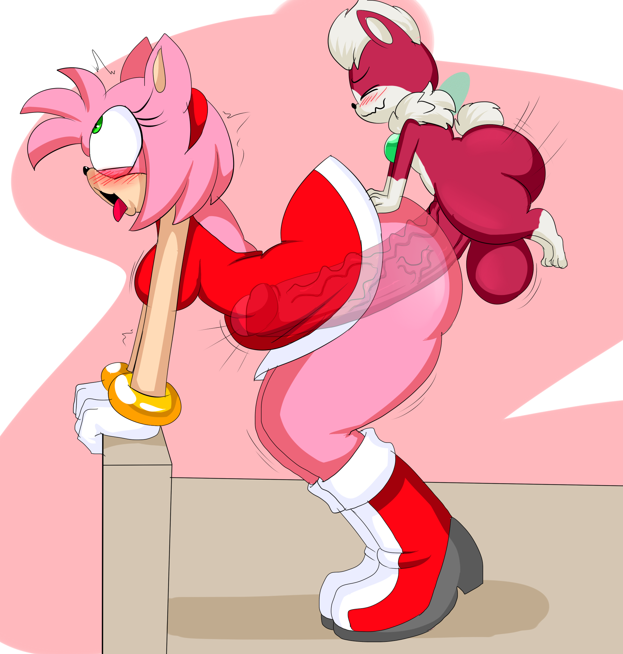 ahe gao, amy rose, anal, anthro, ass, balls, balls deep, bend over, big ass, big balls, big butt, boots, bottom heavy, breasts, chip (sonic), deep penetration, denizen1414, duo, female, gloves, hedgehog, hyper, internal, large insertion, male, mammal, nude, penetration, penis, sega, size difference, small but hung, small dom big sub, sonic (series), sonic the hedgehog (series), sonic unleashed, stomach bulge, straight, transparent, transparent body, x-ray