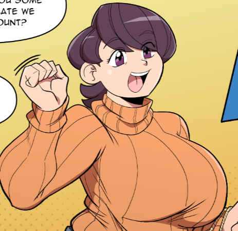 huge_breasts inks-kinks komi_shuuko milf sweater