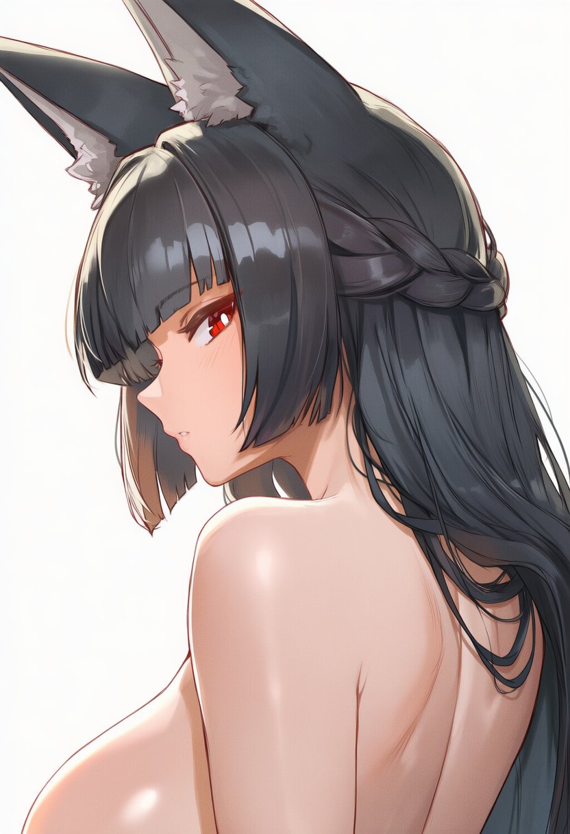 big breasts, boobs, gaze, hoshimi miyabi, nude, porn, sexy, stare, zenless zone zero
