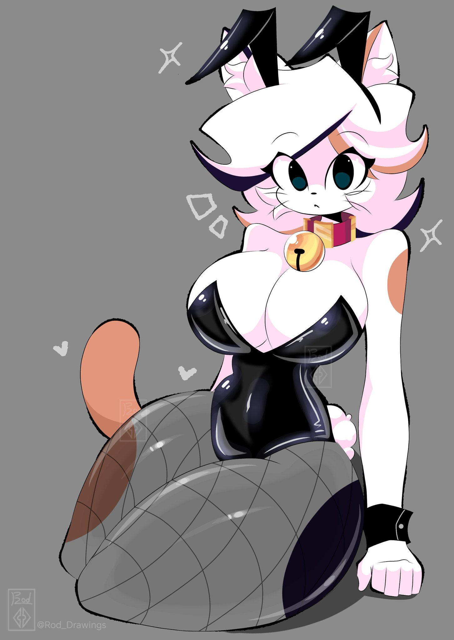 1girls, breasts, bunny ears, bunny tail, bunnysuit, female, female only, fishnet pantyhose, fishnets, oc, original character, pantyhose, tagme, tagme (character), the rod26, thighs