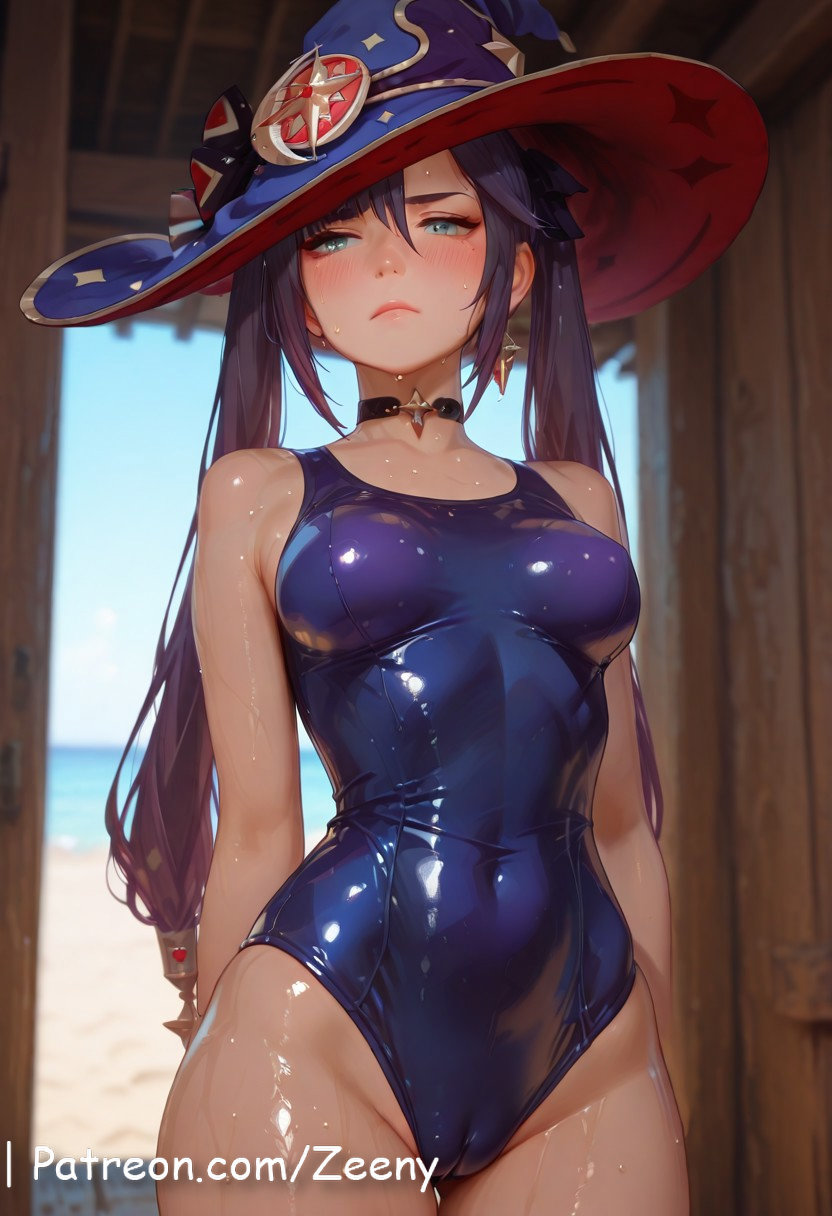 1girls, ahegao face, ai generated, all fours, anal sex, ass, big ass, black hair, blush, breasts, closed mouth, duo, female, female on cloth, genshin impact, grabbing, grabbing ass, green eyes, hoyoverse, light-skinned female, light-skinned male, looking at viewer, male, medium breasts, mona (genshin impact), nipples, nude, nude female, nude male, orgasm, pussy, sex, standing, tongue, tongue out, zeeneee