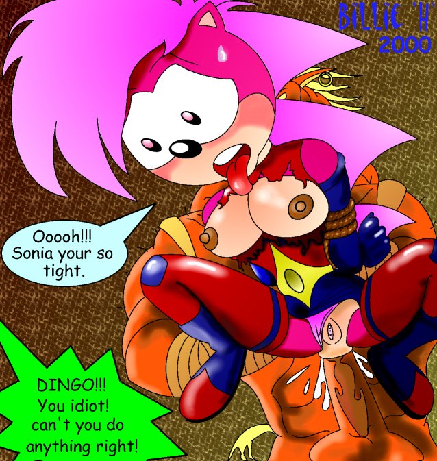 2000 anal anal_sex anthro billie_h breasts canine clothes cum dingo dingo_(sega) dingo_(sonic_underground) female front_view fur hedgehog interspecies male mammal mobian_(species) mobian_hedgehog penis pussy rape sega sex sonia_the_hedgehog sonic_(series) sonic_the_hedgehog_(series) sonic_underground straight straight_hair tagme text uncensored