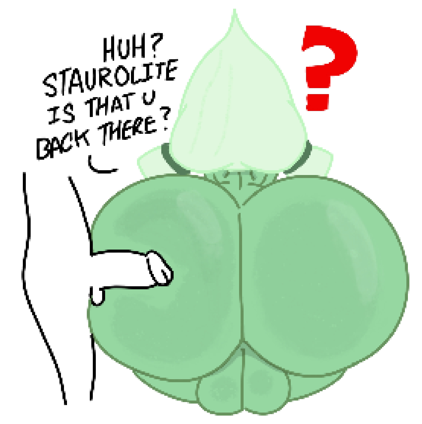 1boy, 1futa, 2d, ass, ass focus, back, back view, backsack, balls, ballsack, bottom heavy, breasts, erection, futa focus, futanari, gem (species), gemsona, green skin, huge ass, humanoid, humanoid penis, intersex, male, male on futa, meatmench (artist), nude, olivine (minerva gems), partial male, penis, penis on ass, small penis, standing, steven universe, text, theslashfive