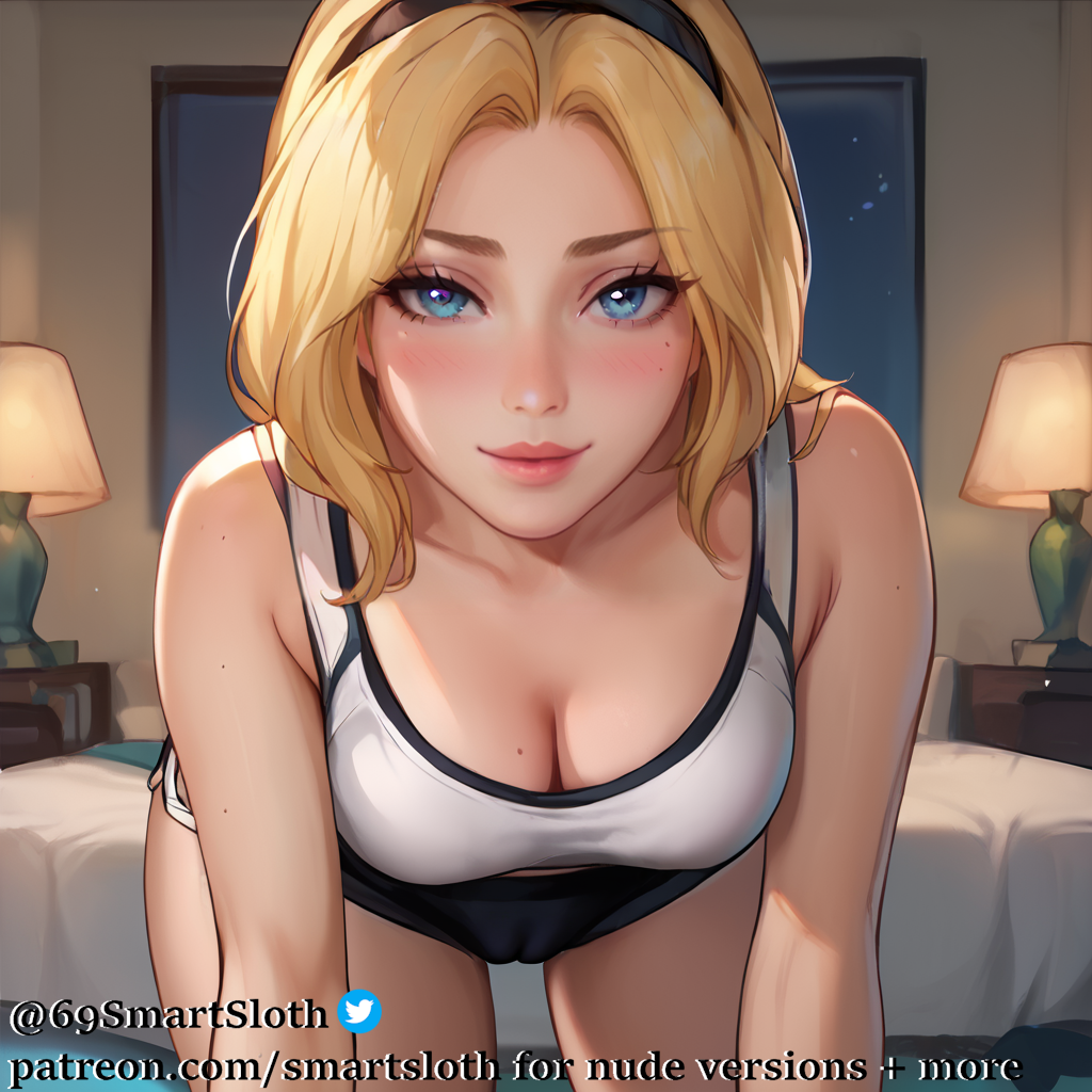 ai generated, blonde hair, blue eyes, female, league of legends, league of legends: wild rift, luxanna crownguard, smartsloth