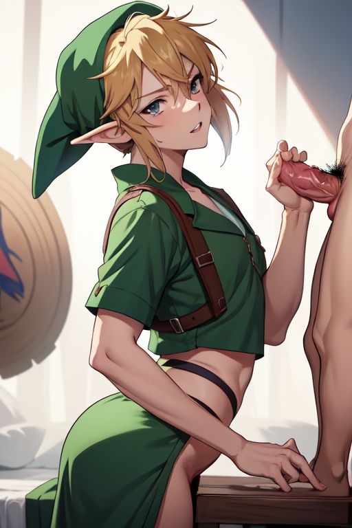 ai_generated femboy link strombo the_legend_of_zelda