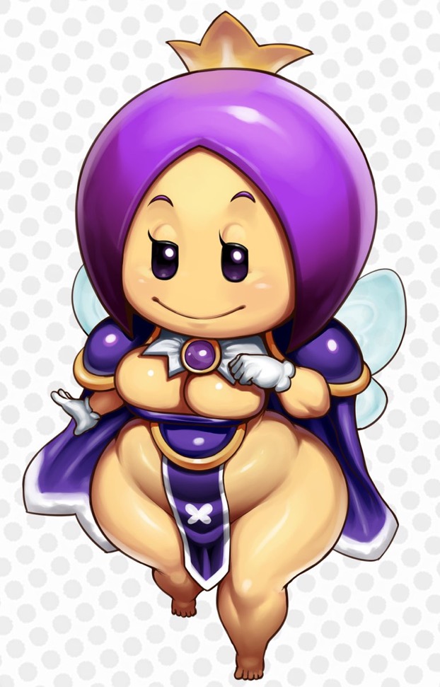 1girls big_ass crown fairy fairy_wings female female_only gloves grey_impact hips mario_(series) mob_face nintendo purple_clothes purple_clothing purple_hair purple_sprixie_princess solo solo_female solo_focus sprixie_princess super_mario_3d_world tagme thick_thighs white_gloves wide_hips wings