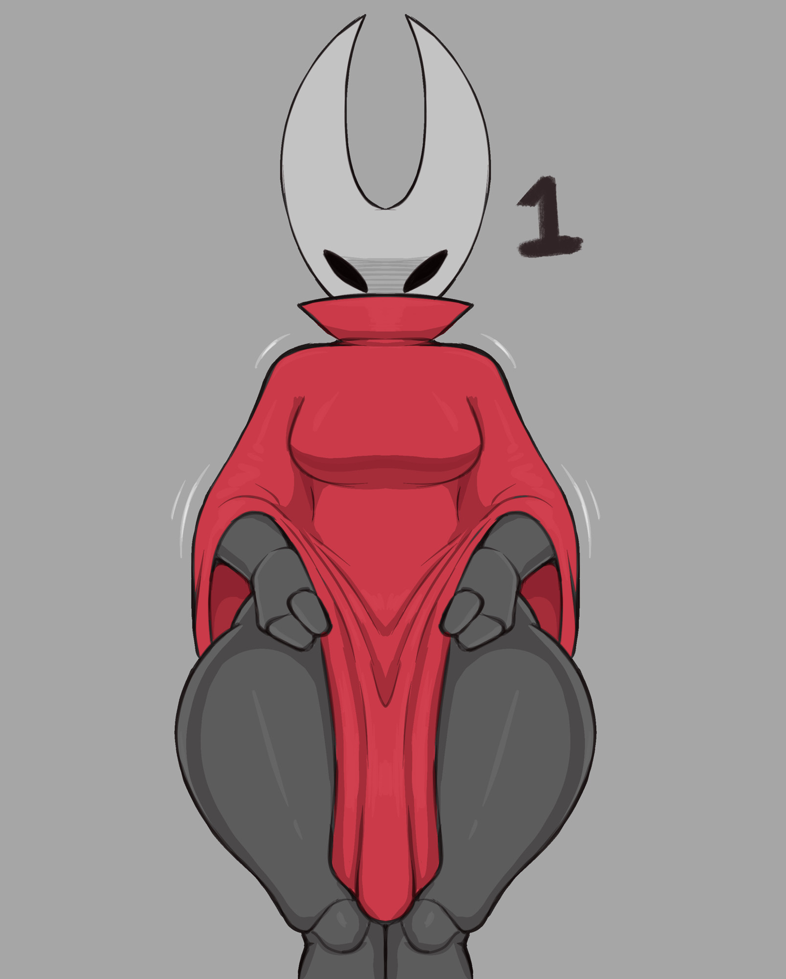 1girls, 2 horns, alternate body type, alternate breast size, arthropod, artist name, big ass, big breasts, big butt, black body, black skin, breasts, bubble ass, bubble butt, bug, bug girl, female, female only, hollow knight, hollow knight: silksong, hornet (hollow knight), large ass, large breasts, large butt, mehdrawings, mehll0w, silksong