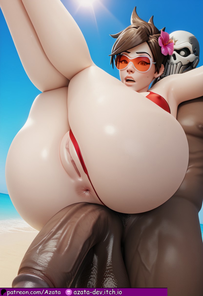 1boy, 1girls, abs, absurdly large cock, ai generated, anus focus, anus peek, areola slip, armpit crease, ass, ass focus, azataai, back view, balls, big breasts, big dom small sub, blowjob, blowjob face, breasts, cock hungry, cock worship, collar, cum in pussy, dark penis, dark skin, dark-skinned male, drooling, ear piercing, excessive cum, female, flower in hair, gloves, hairy, hairy pussy, headband, huge balls, impregnation risk, in love with cock, interracial, large breasts, leaking cum, leaking precum, lena oxton, light skin, light-skinned female, looking back, male, mexican male, micro bikini, mole, necklace, overwatch, overwatch 2, pale skin, pale-skinned female, passionate sex, penis, pink nipples, pubic hair, pubic tuft, pussy, pussy focus, reaper, reverse cowgirl position, sagging balls, sandals, size difference, smaller female, spread anus, spread ass, sweaty body, taller futa, tanlines, tinted eyewear, tracer