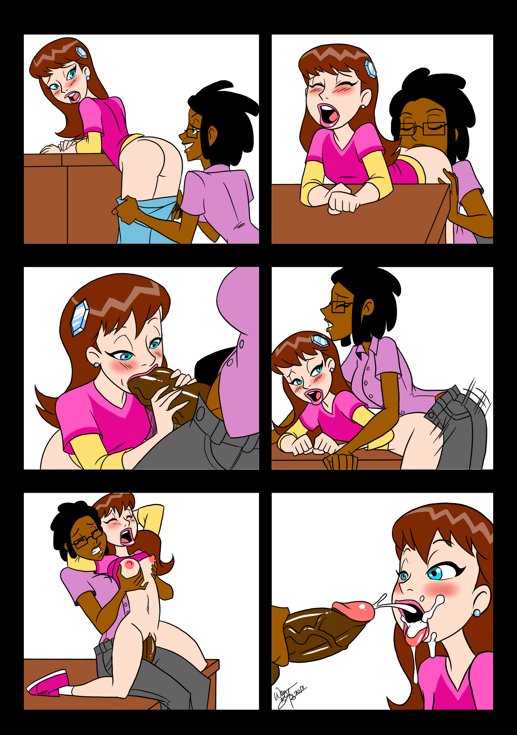 1futa, 1girl, 1girls, aeolus06, anal, anilingus, black hair, blowjob, blue eyes, blush, breast grope, brown hair, butt, cum in mouth, dark-skinned futa, earrings, female, futa on female, futanari, grace hastings, hair ornament, lauren taylor, light-skinned female, mascot, mostly nude, nude, nude female, oc x canon, oral, original character, pants down, pants pull, skechers, twinkle toes, undressing, vaginal