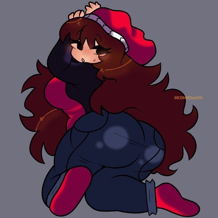 1girls, ass, ass focus, big ass, big breasts, big butt, breasts, female, friday night funkin, girlfriend (friday night funkin), huge ass, lullaby girlfriend (fnf), tagme, xime (artist)
