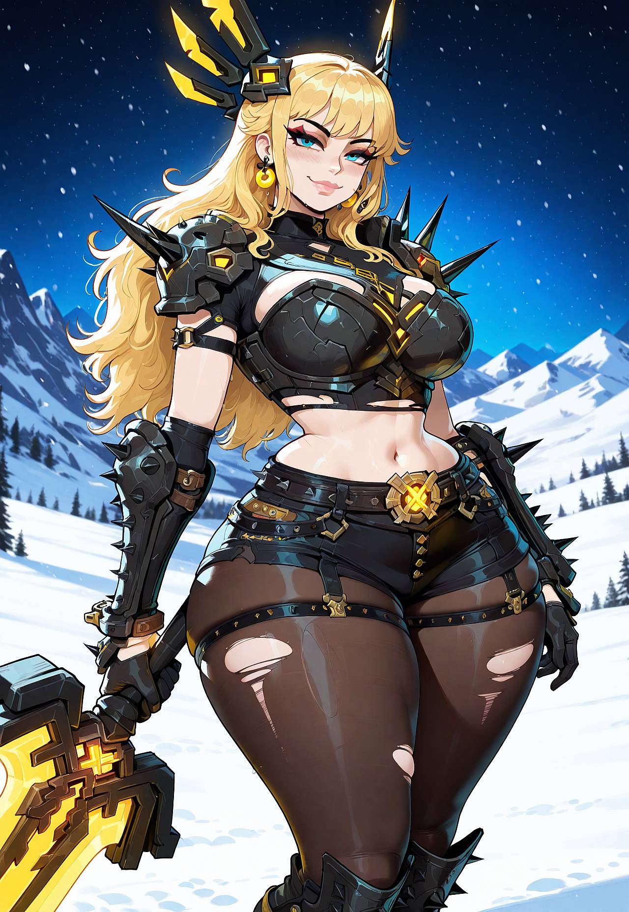 ai generated, female, magik (illyana rasputin), magik (marvel rivals), marvel, marvel comics, marvel rivals, vaporeeoniteai