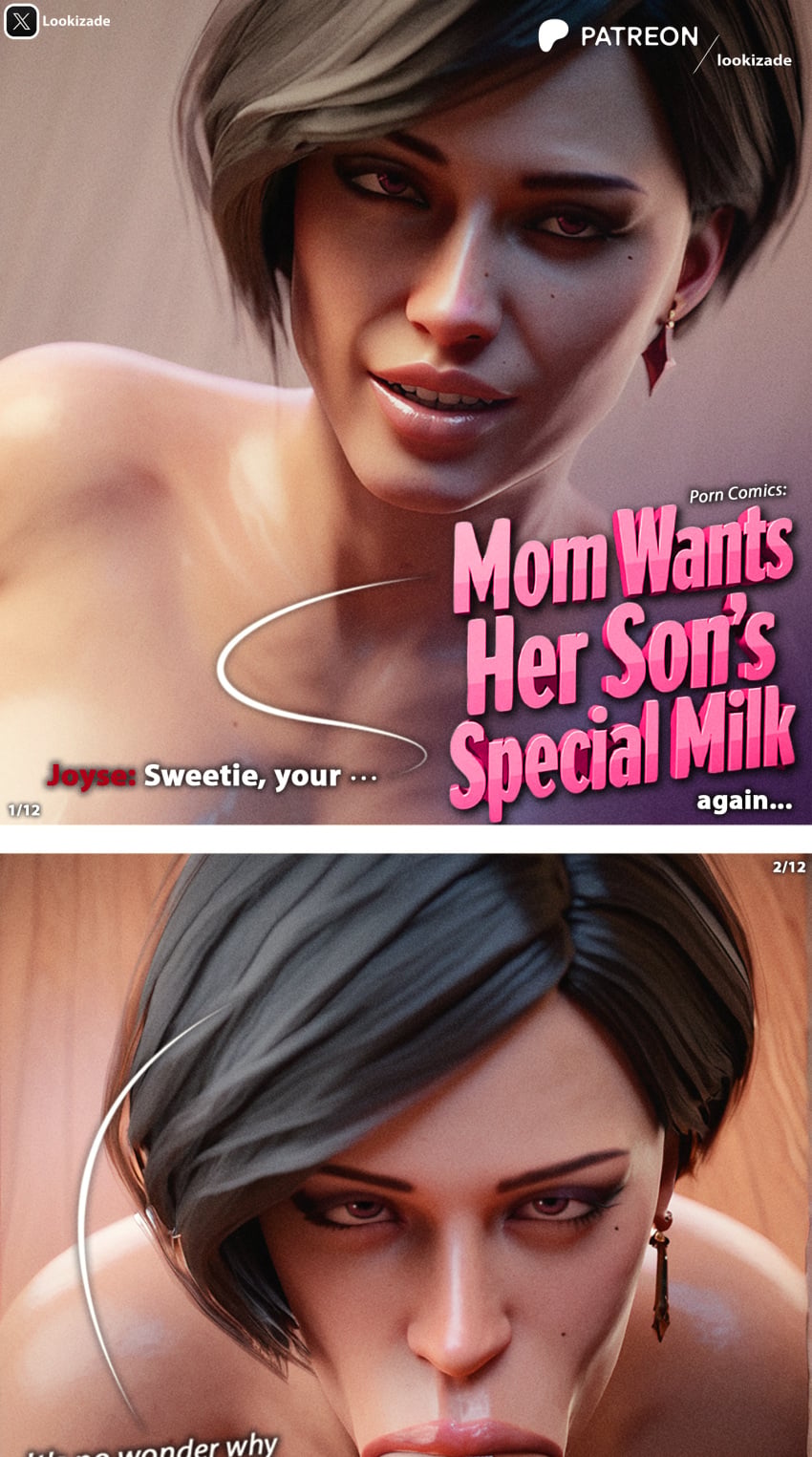 1boy, 1girls, 2d artwork, 3d, 3d (artwork), age difference, ai assisted, ai generated, barefoot, big ass, big breasts, big butt, big cock, big thighs, black hair, breasts, breasts bigger than head, brown eyes, cleavage, comic, comic page, comics, cuckold, cum, cum inside, curvaceous, curvy, curvy figure, digital drawing (artwork), dress, english text, feet, feet up, female, female focus, female only, heels, high heels, hips, huge ass, huge breasts, huge thighs, human, human only, incest, large ass, large breasts, large thighs, leaking cum, light skin, light-skinned female, lookizade, male, male/female, mature, mature female, mature woman, milf, mommy, mother, mother and son, naked, naked female, naked male, older female, older female and younger male, original, original character, original characters, panels, pose, pov, pov eye contact, pov male, seducing, seductive, seductive eyes, seductive look, seductive mouth, seductive pose, seductive smile, sex, sex from behind, sexy, sexy pose, slim waist, son, spread legs, straight, tagme, teasing, text, text bubble, thick, thick hips, thick legs, thick thighs, thighs, tight clothes, tight clothing, tight fit, tight pussy, tights, voluptuous, waist, wide hips, younger male