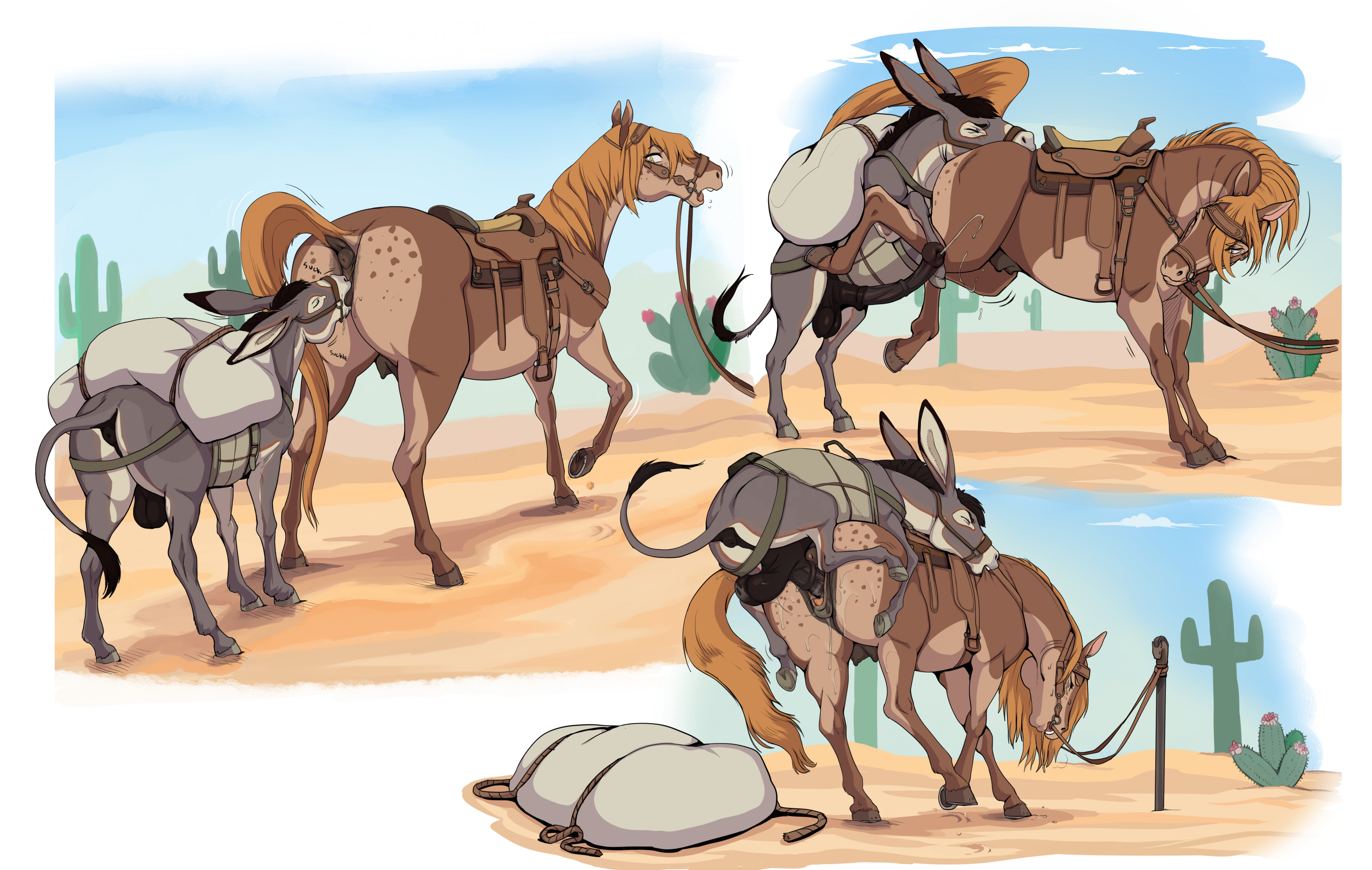 balls, cum, cum in pussy, cunnilingus, dominant, donkey, female, feral, feral on feral, feral only, ferobird, ferronen, forced, harness, horse, humiliation, interspecies, interspecies domination, male, male/female, oral, penis, pussy, rape, resisting, saddle, shebeast, vaginal penetration