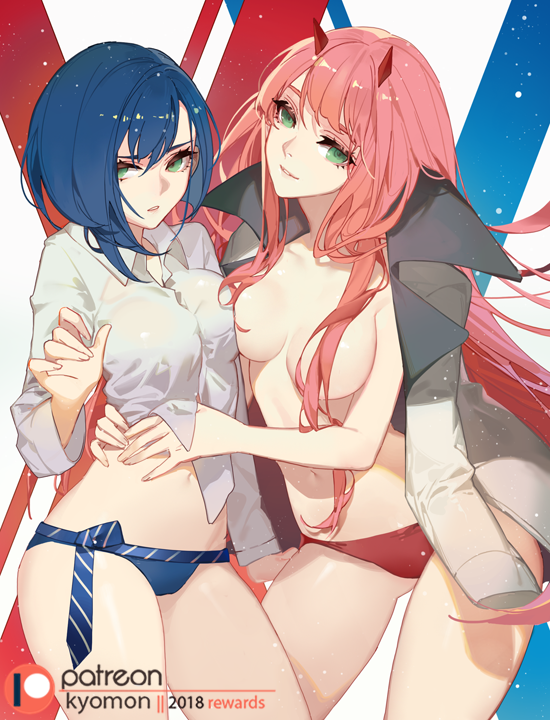 2girls adult adult_female arm_around_partner arm_around_waist bare_arms bare_belly bare_breasts bare_chest bare_hands bare_hips bare_legs bare_midriff bare_navel bare_skin bare_thighs bare_tits bare_torso belly belly_button blue_eyebrows blue_hair blue_hair_female blue_panties blue_underwear boobs_pressed breast_press breast_press_on_chest breast_squeeze breasts breasts_press breasts_pressed_against_another breasts_pressed_against_partner breasts_pressed_together busty busty_female busty_girl busty_teen cleavage coat collarbone darling_in_the_franxx dot_nose elbows exposed exposed_arms exposed_belly exposed_breasts exposed_legs exposed_midriff exposed_thighs exposed_tits exposed_torso female female_focus female_only fingernails fingers frown frown_eyebrows frowning frowning_at_viewer green_eyes green_eyes_female grin groin hair_between_eyes hand_on_another's_belly hand_on_another's_stomach hand_on_belly hand_on_stomach hands_on_another's_belly hands_on_another's_stomach hands_on_belly hands_on_stomach head_tilt high_resolution highres horn horns hourglass_figure ichigo_(darling_in_the_franxx) jacket kyomon large_breasts lean_body lean_figure legs light-skined_female light-skinned light-skinned_female light_skin light_skin_female light_skinned light_skinned_female lips long_hair looking_at_viewer mature mature_female medium_breasts medium_hair multiple_females multiple_girls narrow_waist navel open_coat open_jacket open_topwear panties parted_lips pink_eyebrows pink_hair pink_hair_female pressing_breast_on_partner pressing_breasts pressing_breasts_together pushing_breasts_together red_horn red_horns red_panties red_underwear shirt shoulders sideboob simple_background slender_body slender_waist slim_girl slim_waist smile smiley_face smiling smiling_at_viewer smirk songjikyo squeezing_breast squeezing_breasts squeezing_breasts_together standing teen_girl teenage_girl teenager thick_thighs thigh_gap thighs thin_waist tilted_head topwear underwear upper_body v-line wet_shirt wet_topwear white-skinned_female white_background white_coat white_jacket white_shirt white_skin white_topwear wide_hips zero_two_(darling_in_the_franxx)