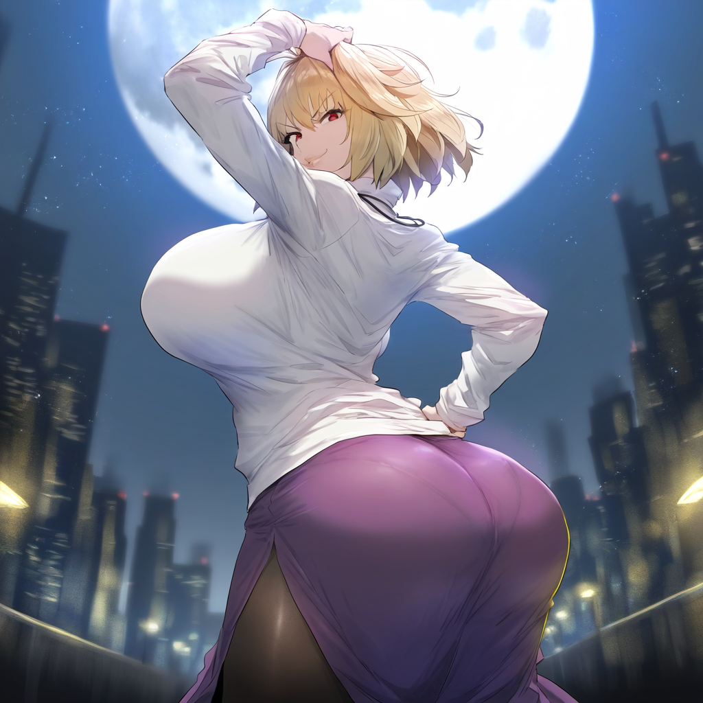 ahoge ai_generated alternate_body_type alternate_breast_size alternate_costume arcueid_brunestud ass background big_ass big_breasts big_butt black_pantyhose blonde_hair bottom_heavy breasts breasts_bigger_than_head chubby chunky city city_background curvy curvy_figure dark_persona fat gigantic_breasts huge_ass huge_breasts huge_butt jewelry large_ass large_boobs large_breasts large_butt lingerie long_skirt mature mature_body mature_figure meaty melty_blood necklace panties pantyhose pantylines plump plump_ass pout red_arcueid red_eyes short_hair sweater thicc thick thick_ass thick_thighs thighhighs thighs top_heavy tsukihime tsukihime_(remake) type-moon vampire vampire_girl venus_body voluptuous wide wide_hips