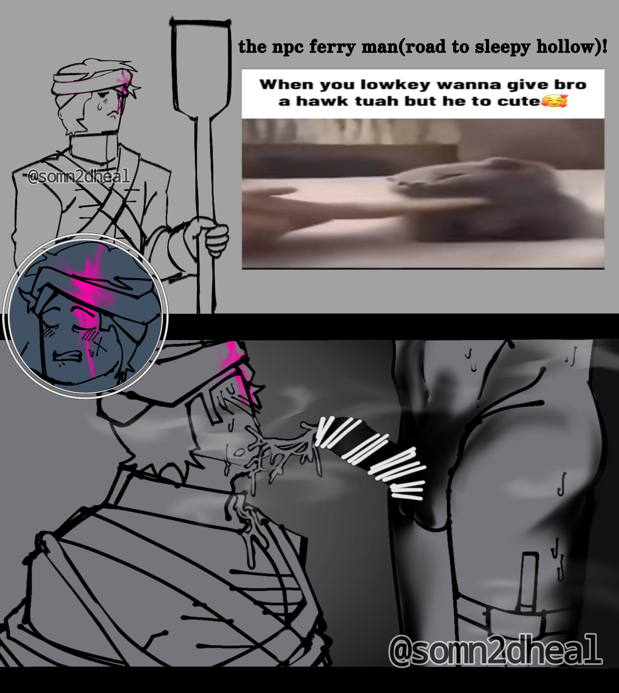 american, american ferryman (guts and blackpowder), blowjob, blowjob face, censored penis, climax, cum, cum drip, gay, guts & blackpowder, guts and blackpowder, male, penis, roblox, roblox game, robloxian, self upload, somn2dheal, tagme