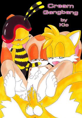 1girls 2boys anthro bee canine charmy_bee cream_the_rabbit cum cum_in_mouth cum_in_pussy cum_inside fellatio female fox fur furry_tail interspecies kio male mammal multi_tail multiple_boys nude penis pussy rabbit sega sex sonic_(series) straight straight_hair stripes tagme tail tails threesome